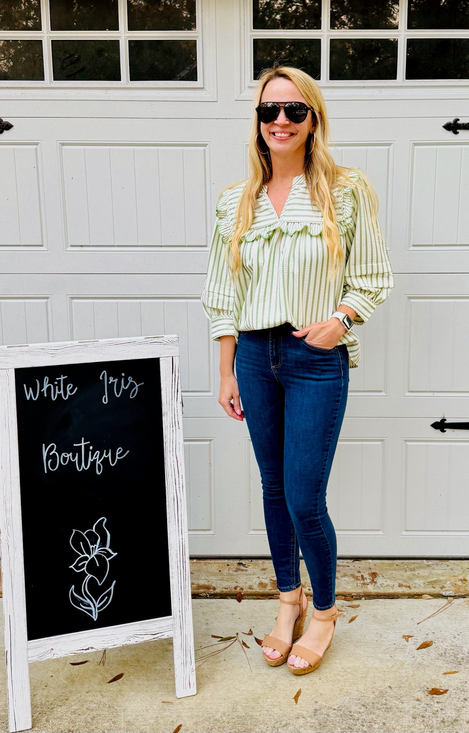 Mika White Ribbon Tie Back Top | Beginning Boutique US